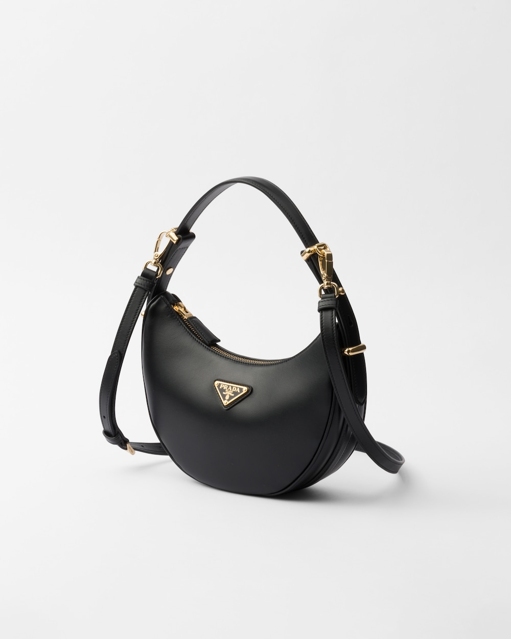 Prada Arqué Small Leather Shoulder Bag - Image 2